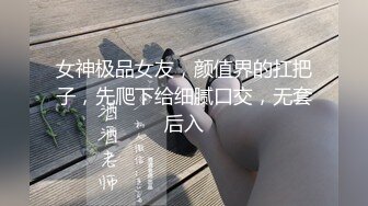 女神极品女友，颜值界的扛把子，先爬下给细腻口交，无套后入