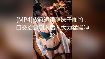 [MP4]皮靴短裙萌妹子啪啪，口交抬腿侧入后入大力猛操呻吟