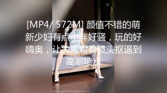 [MP4/ 572M] 颜值不错的萌新少妇有点小胖好骚，玩的好嗨奥，让大哥对着镜头抠逼到高潮喷水